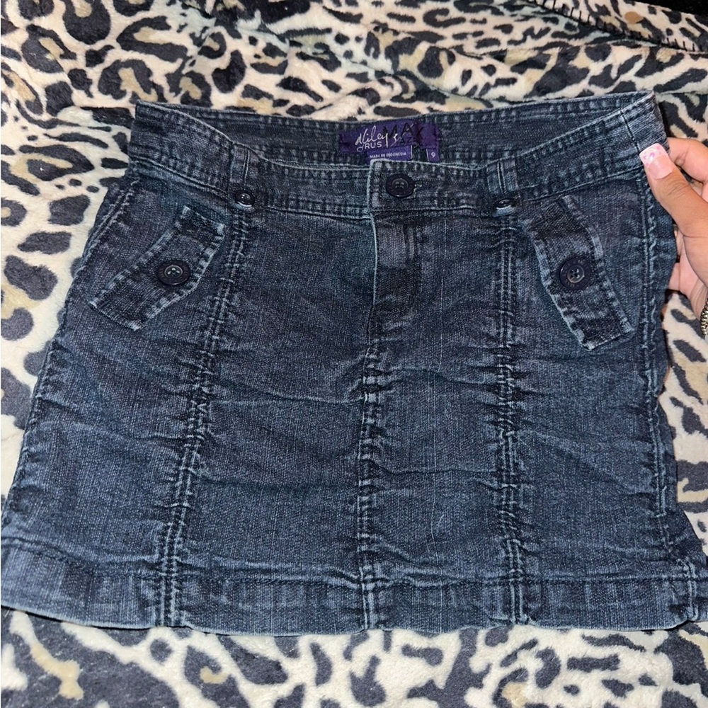 Miley Cyrus Azira Blue Denim Skirt